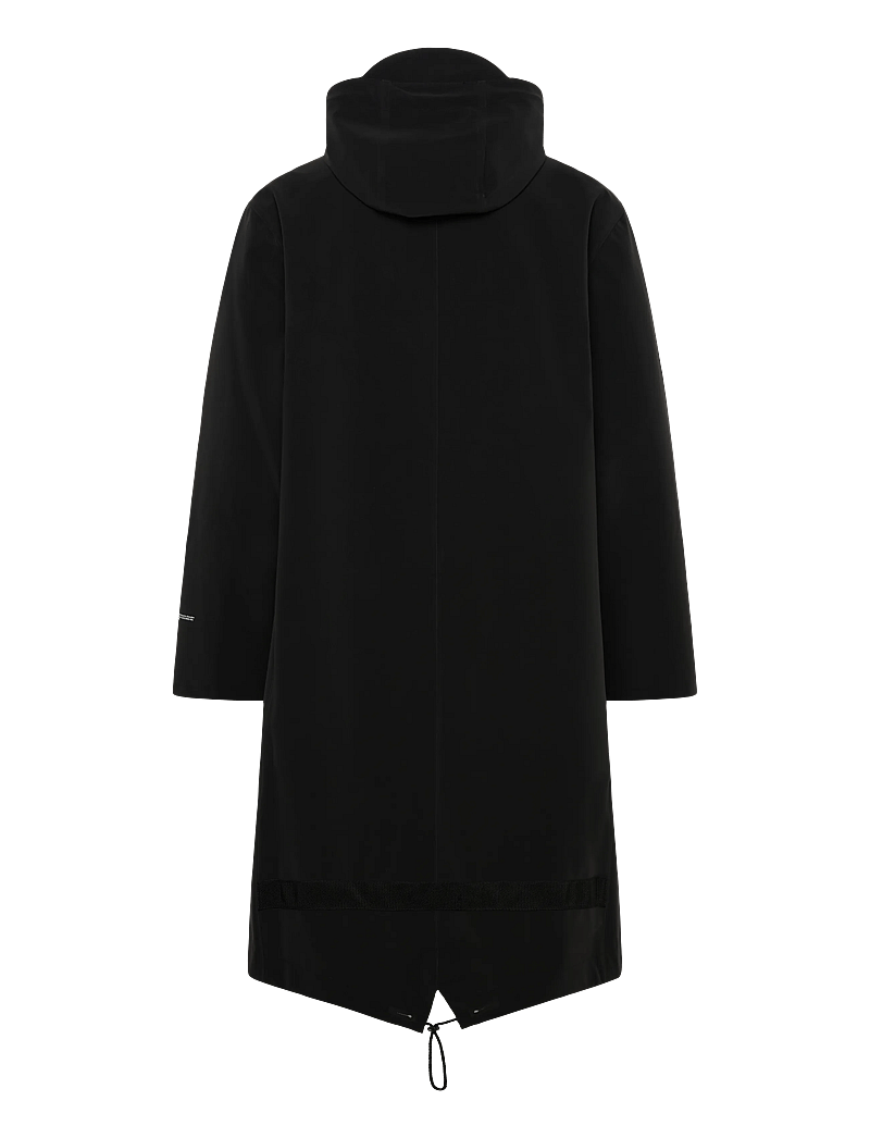 Stutterheim - Martins Parka Matte Black - regnjackor - black - 1