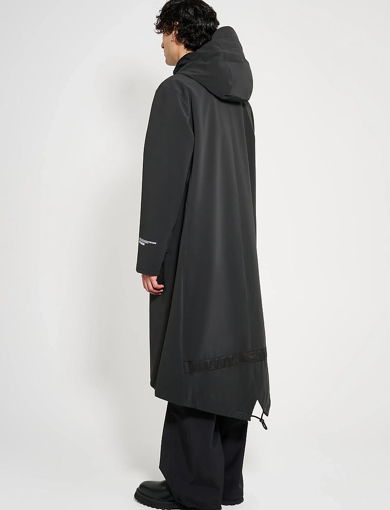 Stutterheim - Martins Parka Matte Black - regnjackor - black - 4