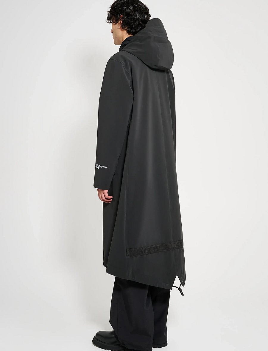 Stutterheim - Martins Parka Matte Black - regnjakker - black - 4