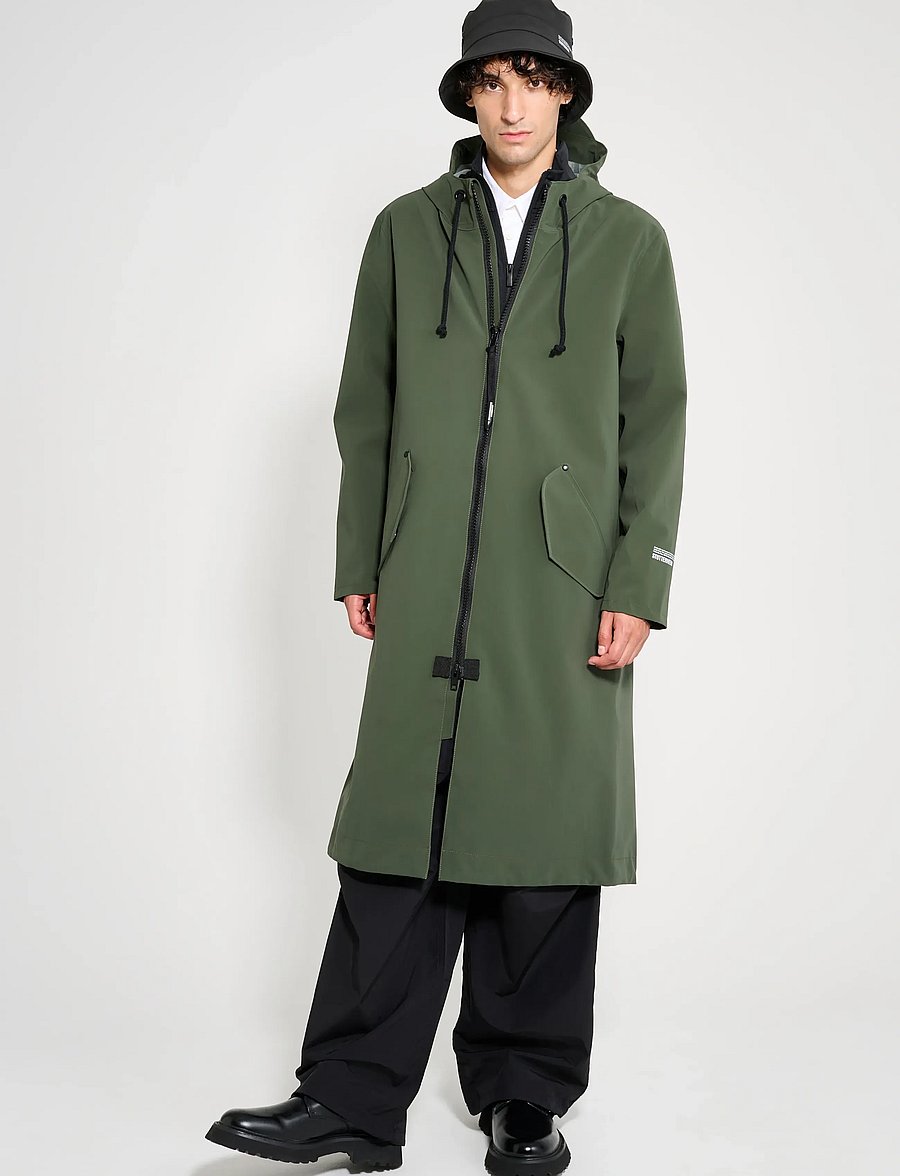 Stutterheim - Martins Parka Matte Green - parkas - green - 0