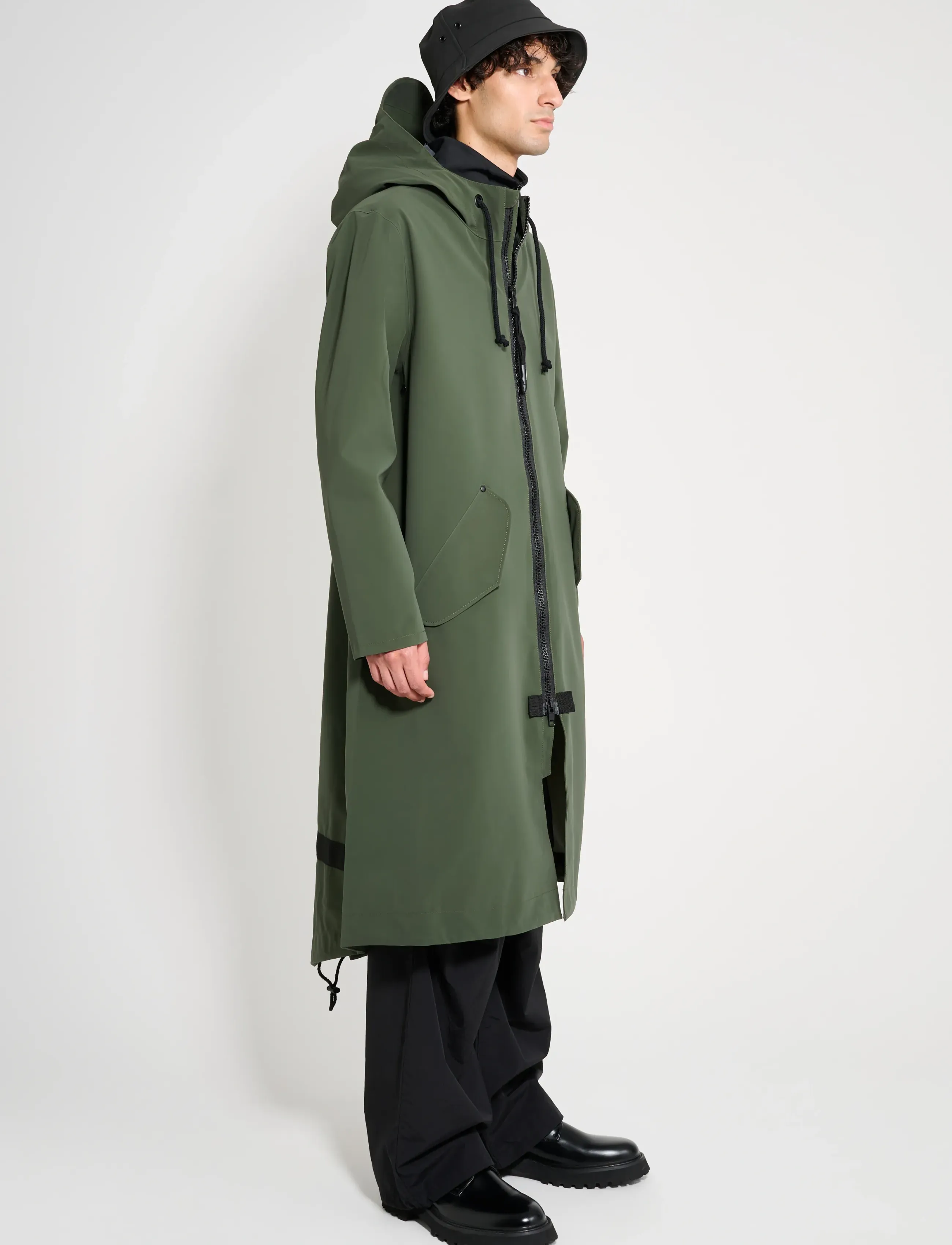 Stutterheim - Martins Parka Matte Green - parkas - green - 2