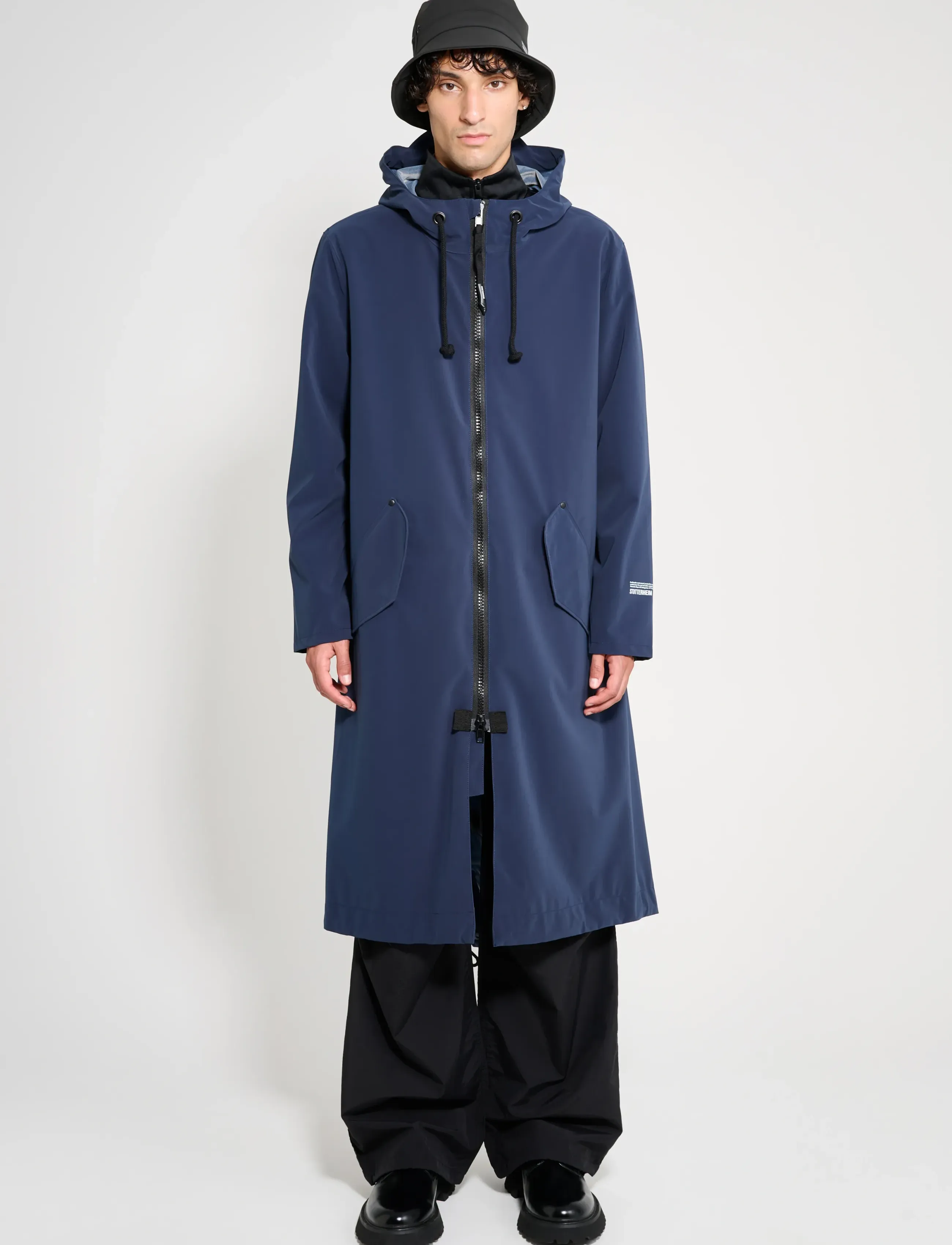 Stutterheim - Martins Parka Matte Navy - parkas - navy - 3