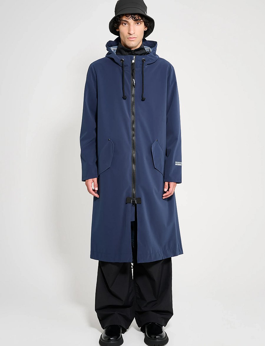 Stutterheim - Martins Parka Matte Navy - parkas - navy - 3
