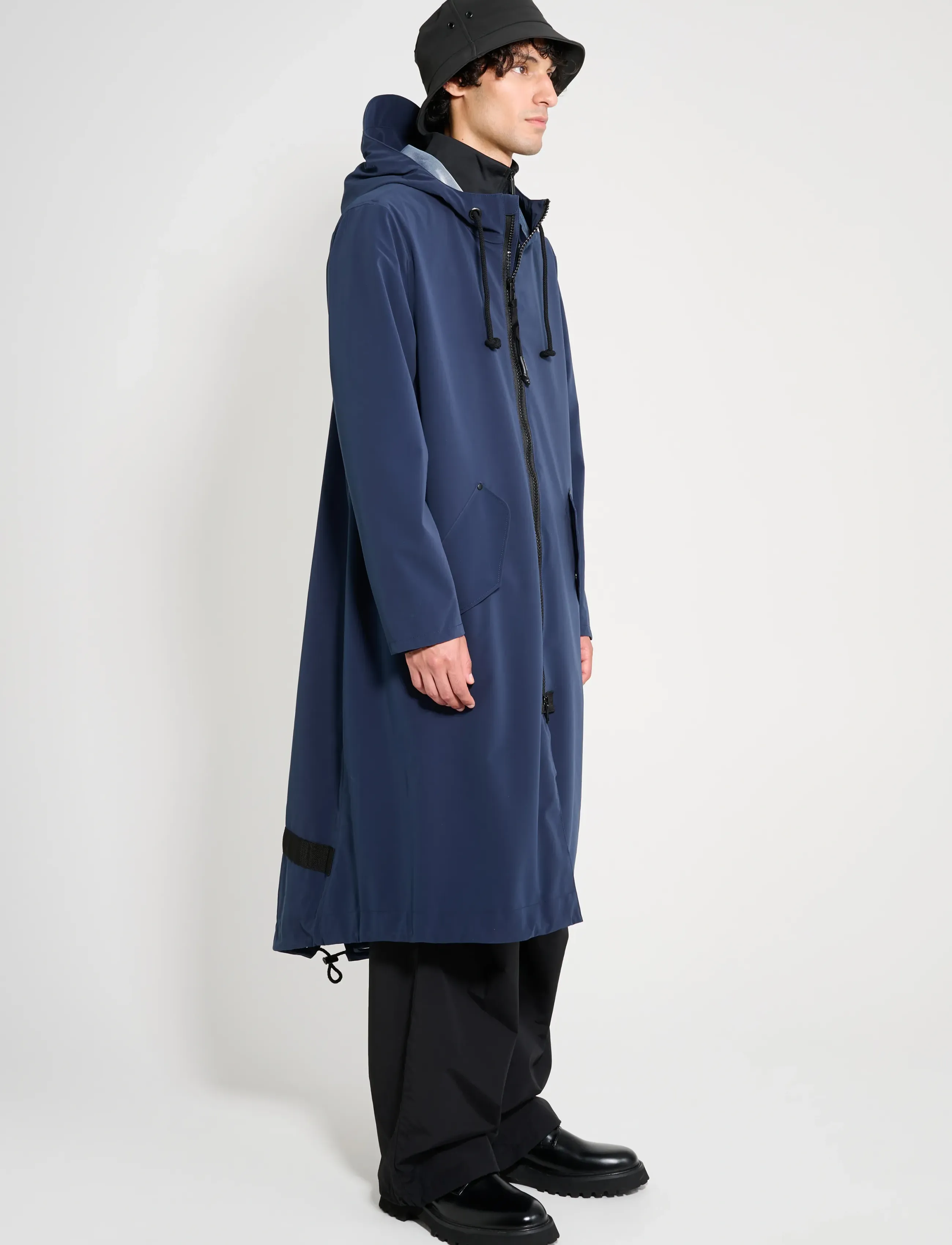 Stutterheim - Martins Parka Matte Navy - parkas - navy - 4