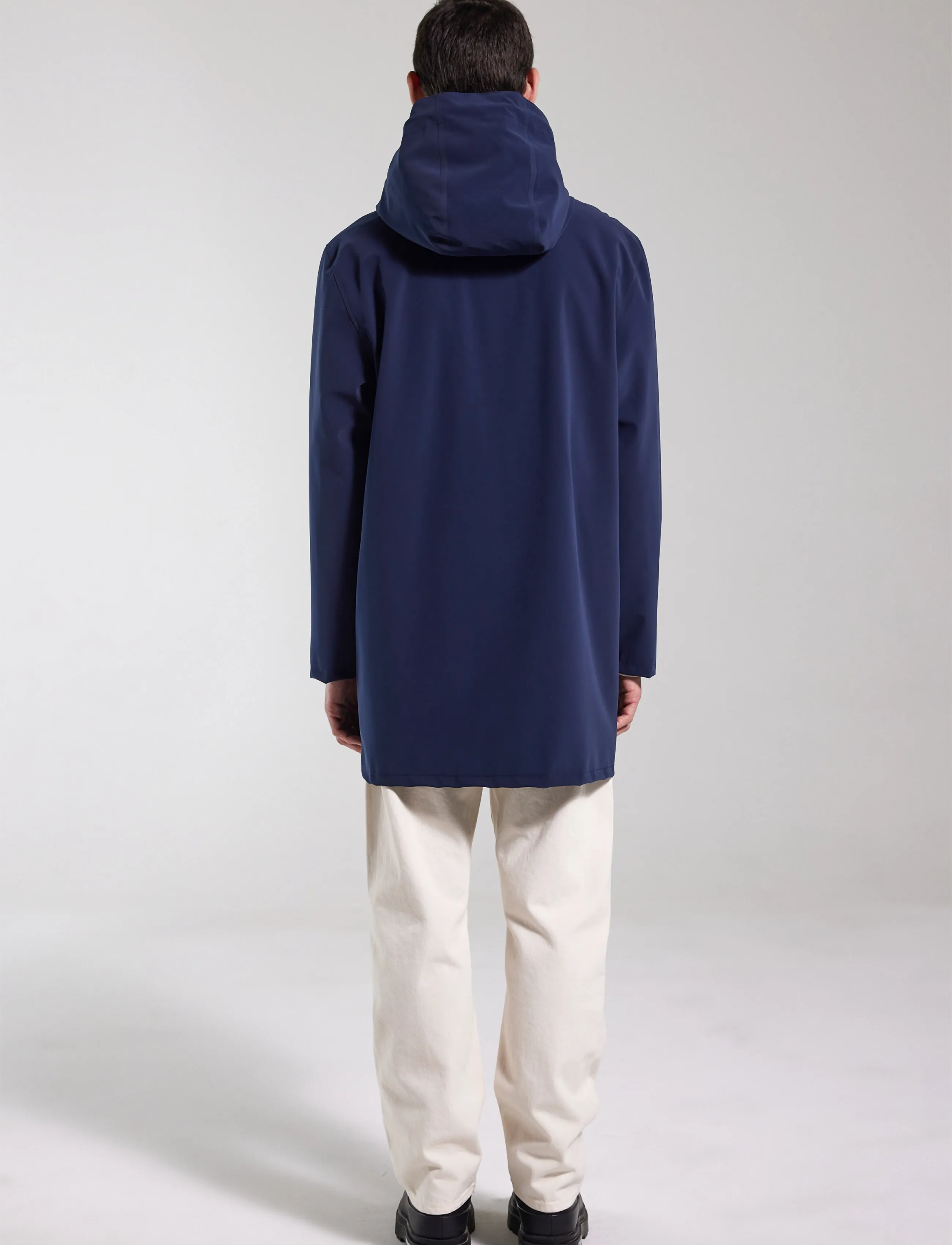 Stutterheim - Stockholm Lightweight Zip Matte Navy - jakker - navy - 3