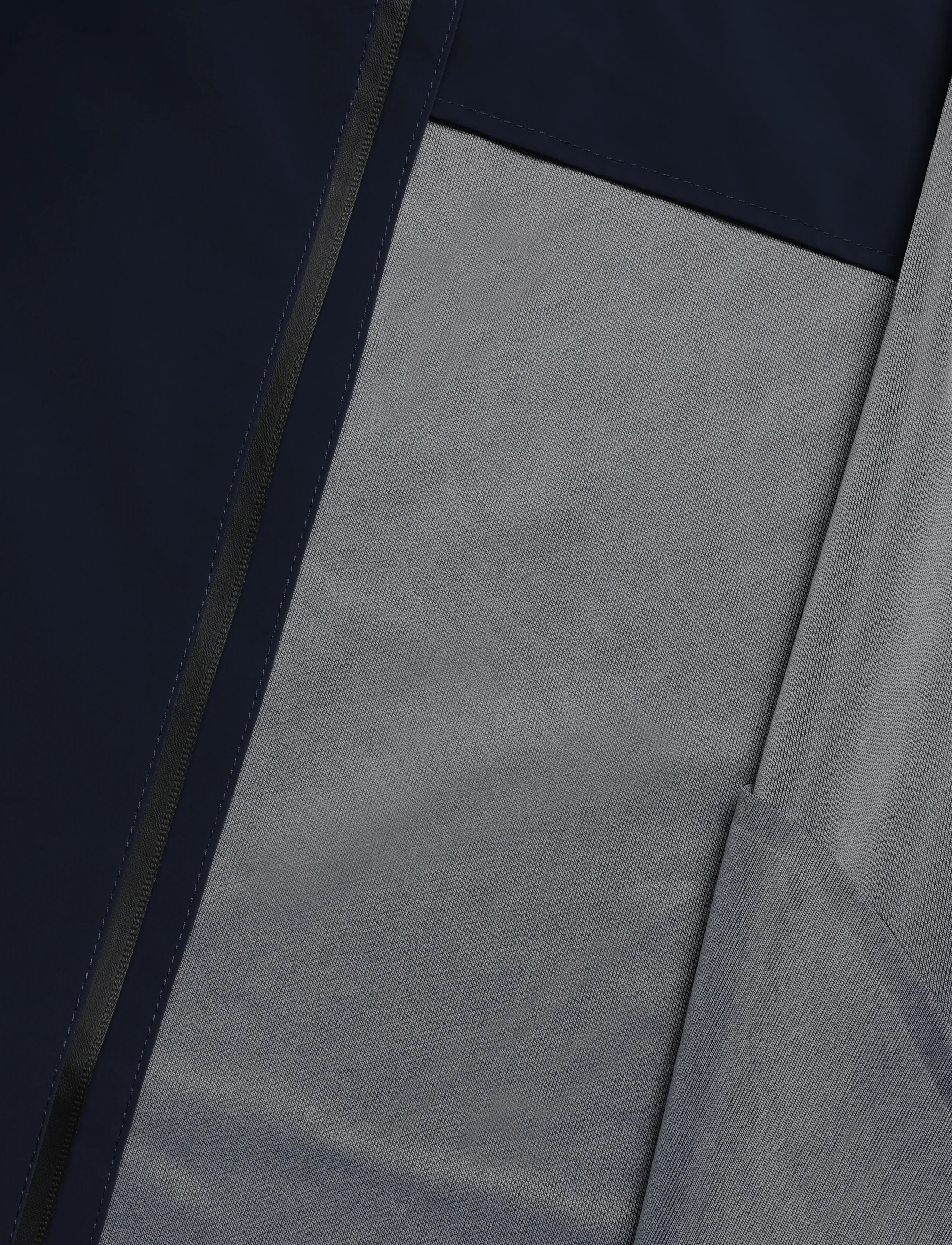 Stutterheim - Stockholm Lightweight Zip Matte Navy - regnjakker - navy - 4