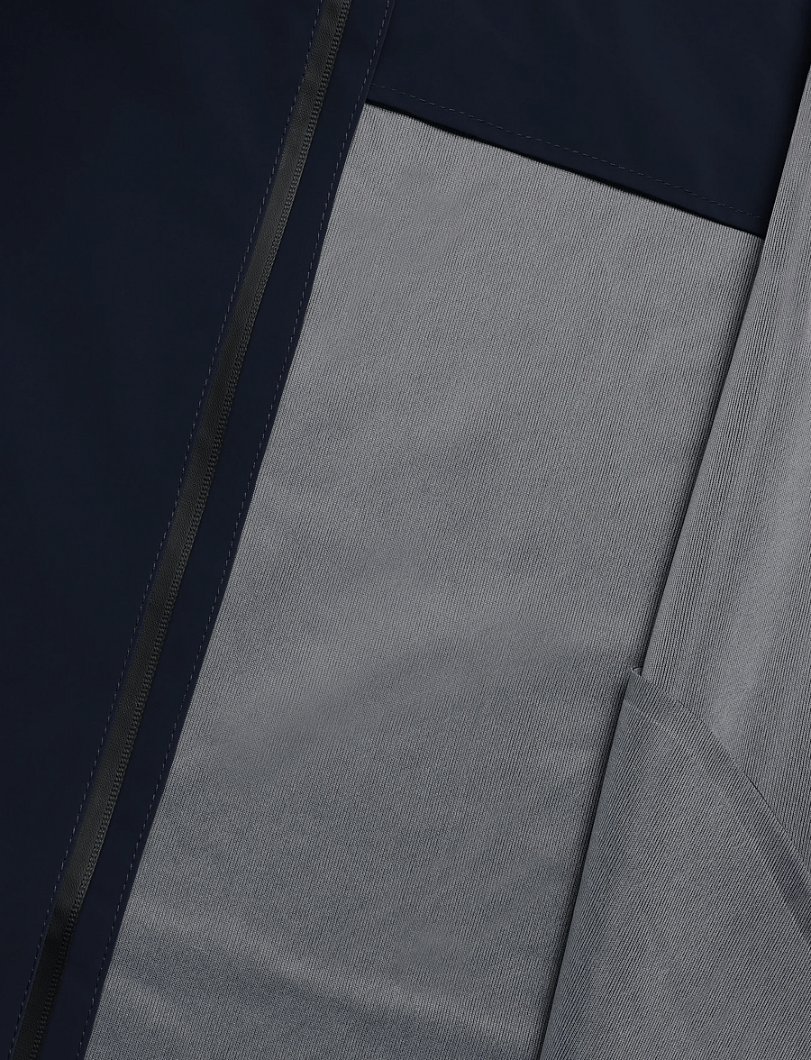 Stutterheim - Stockholm Lightweight Zip Matte Navy - regnjakker - navy - 4