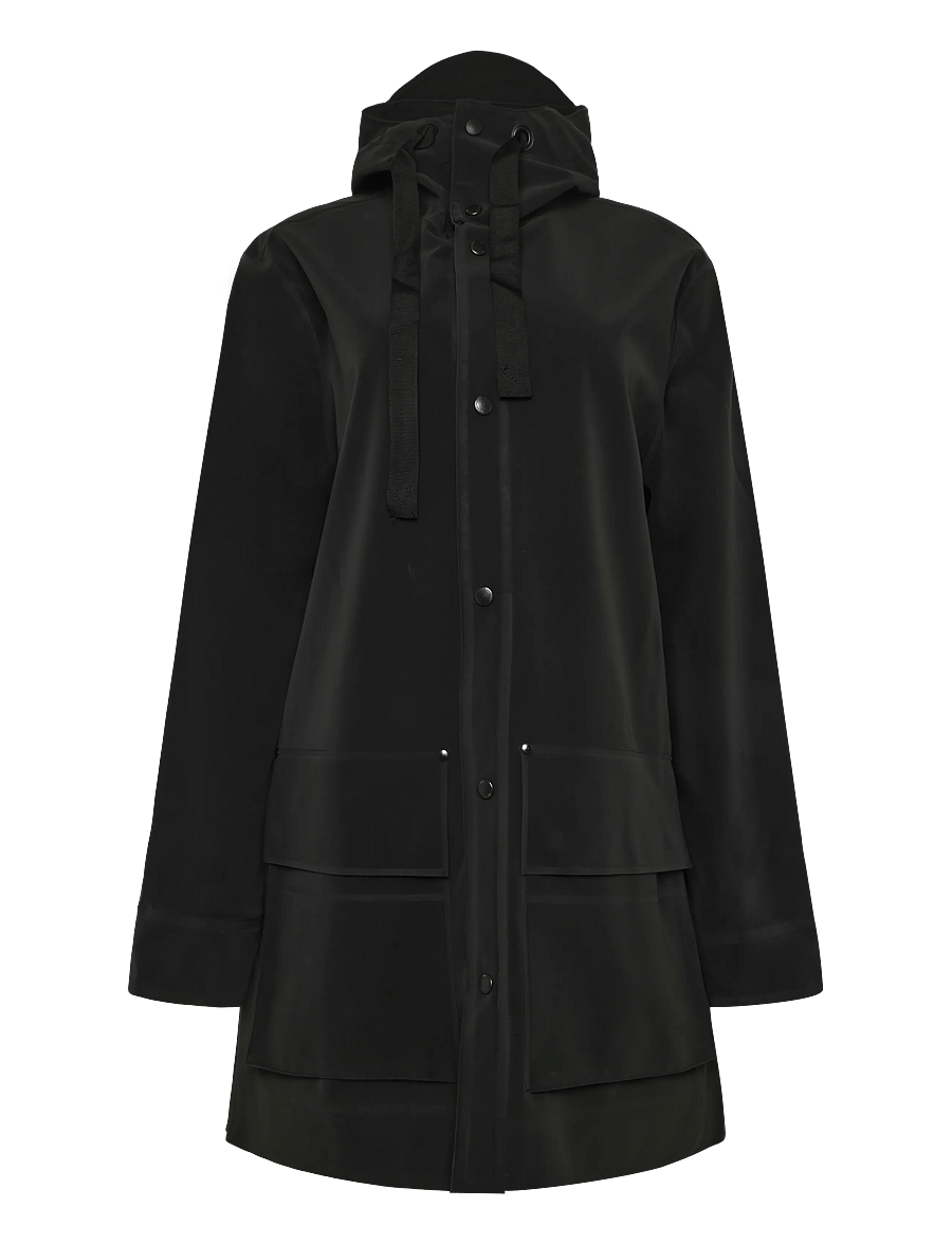 Stutterheim - Stockholm 15 Matte Black - regnjakker - black - 0