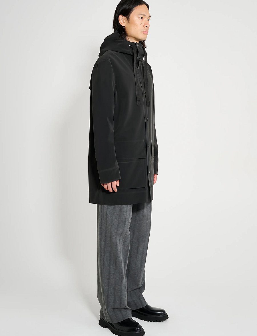 Stutterheim - Stockholm 15 Matte Black - regnjackor - black - 3