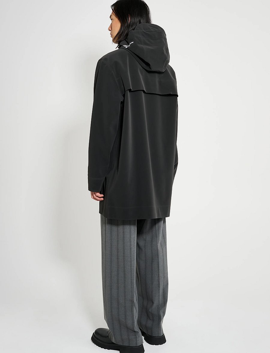 Stutterheim - Stockholm 15 Matte Black - regnjackor - black - 4