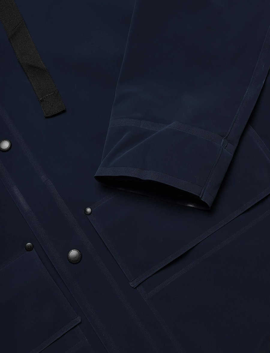 Stutterheim - Stockholm 15 Matte Navy - regnjakker - navy - 3