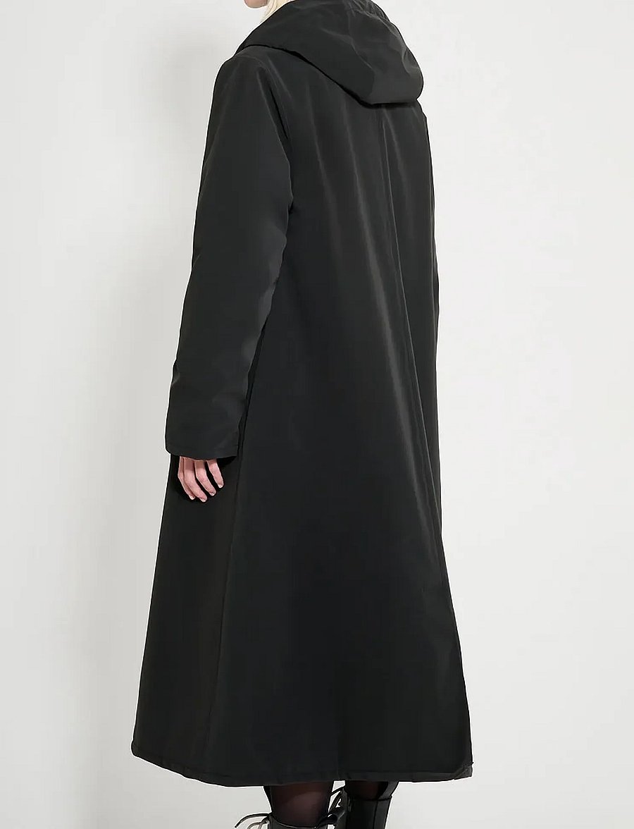 Stutterheim - Mosebacke Long Winter Matte Black - vinterjackor - black - 5