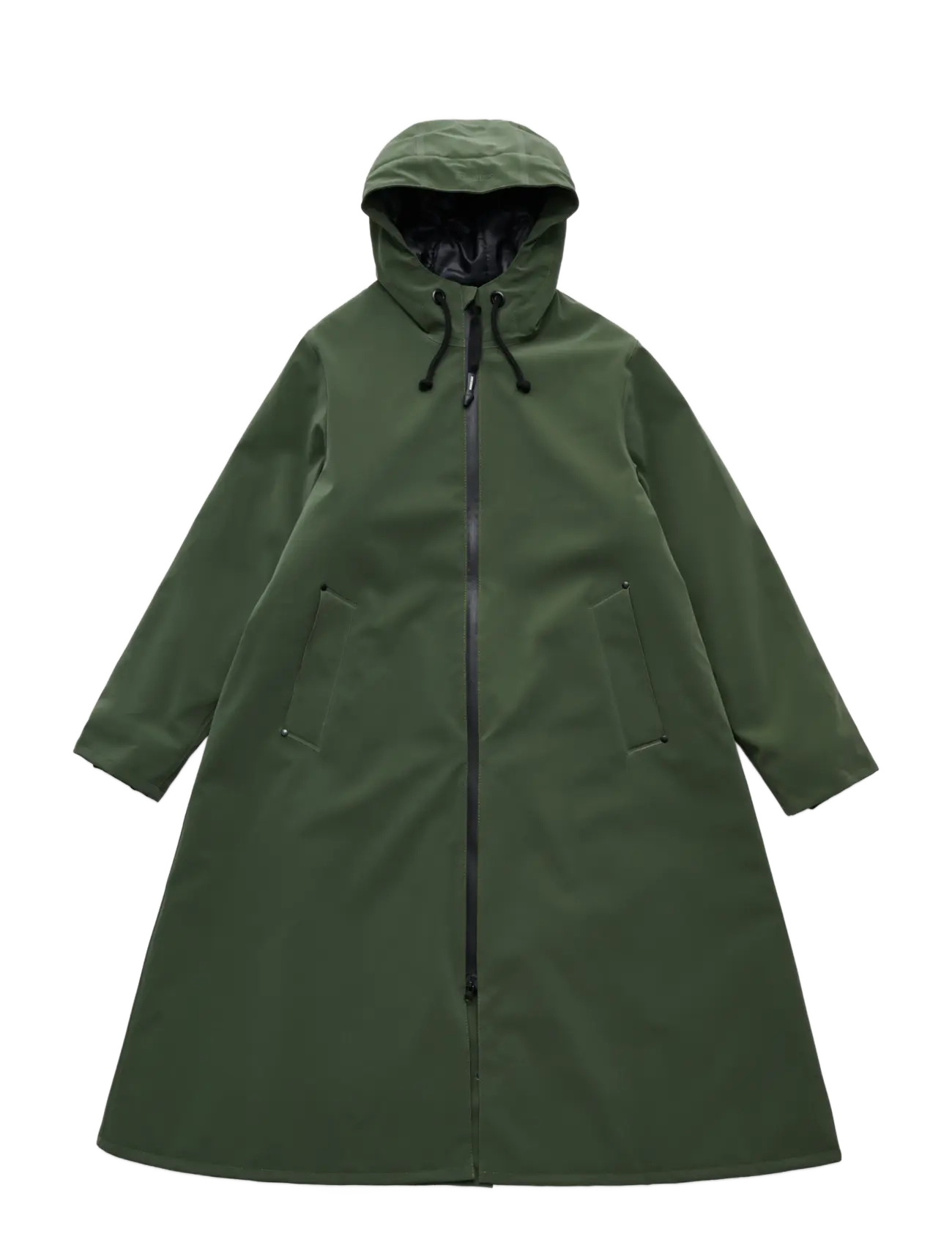 Stutterheim - Mosebacke Long Winter Matte Green - vinterjakker - green - 1