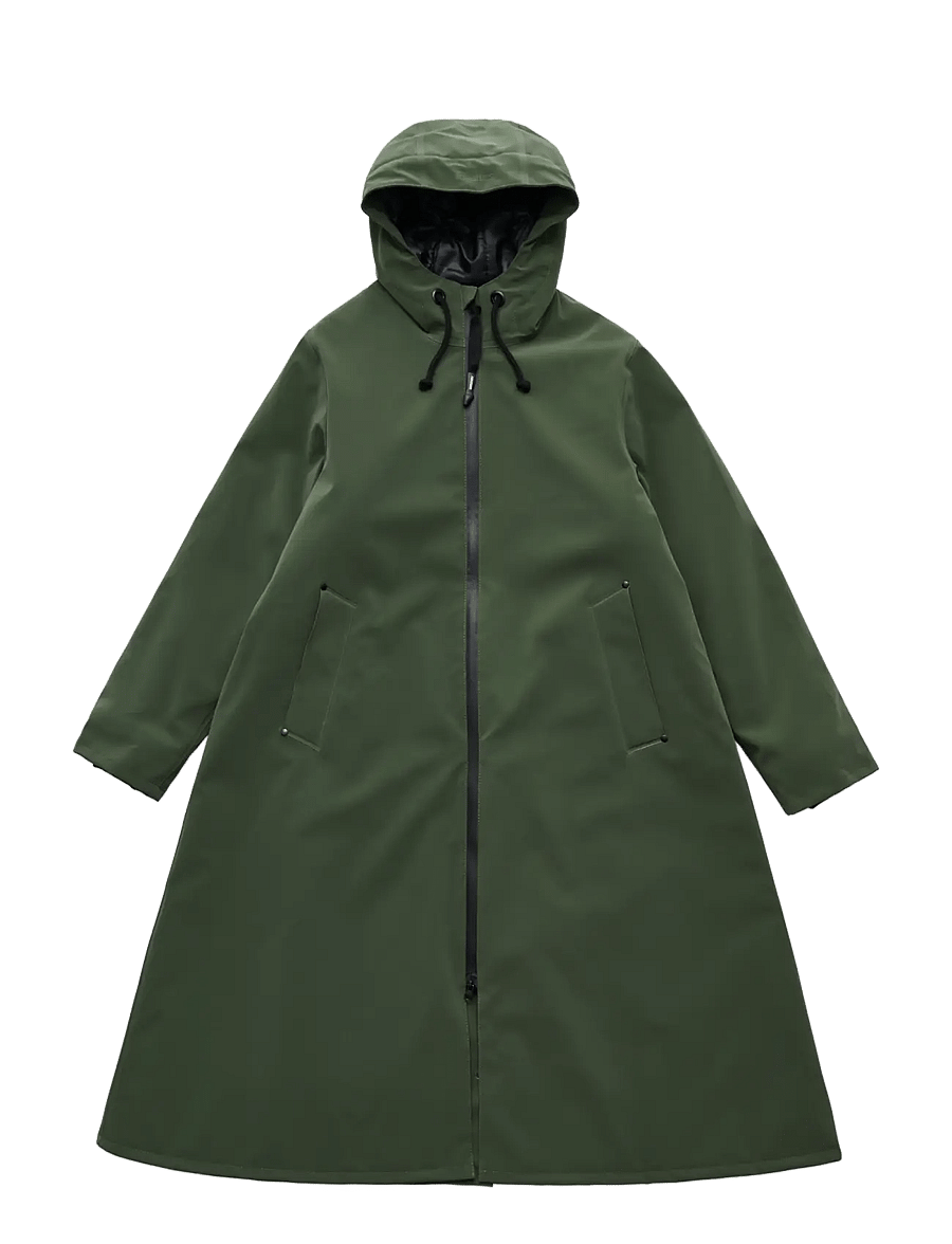 Stutterheim - Mosebacke Long Winter Matte Green - vinterjakker - green - 1