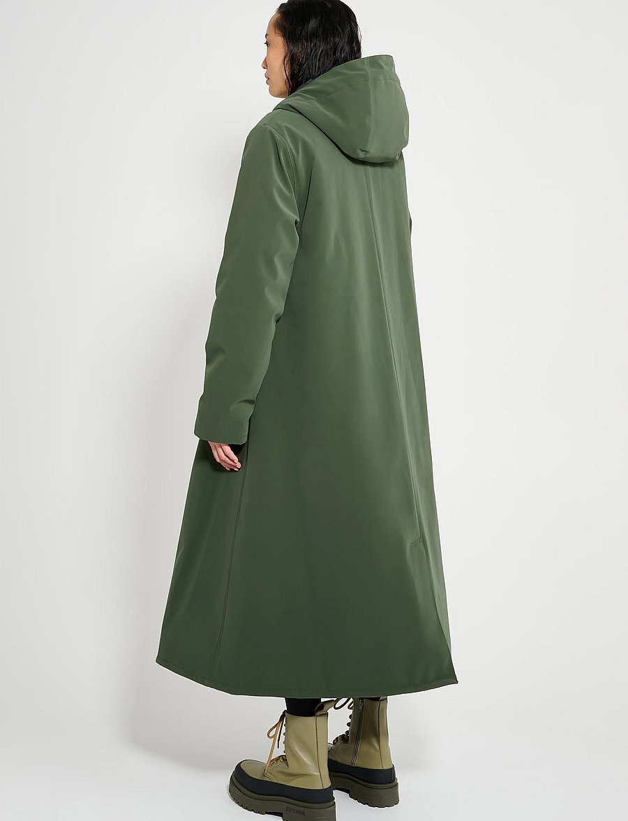Stutterheim - Mosebacke Long Winter Matte Green - vinterjakker - green - 4
