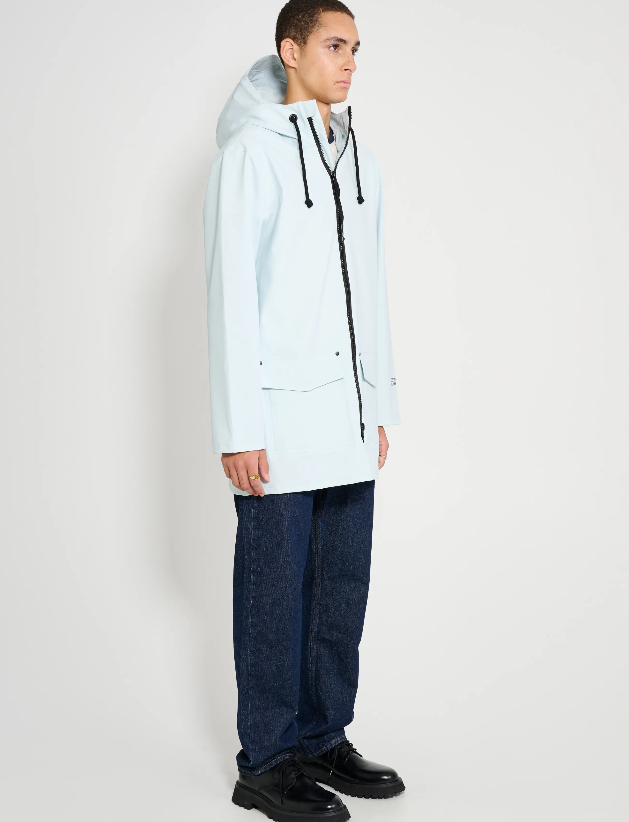 Stutterheim - Stockholm Patch Matte Frost Grey - jakker - frost grey - 3