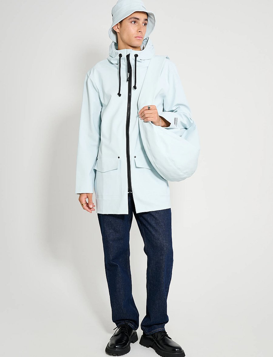 Stutterheim - Stockholm Patch Matte Frost Grey - frost grey - 5