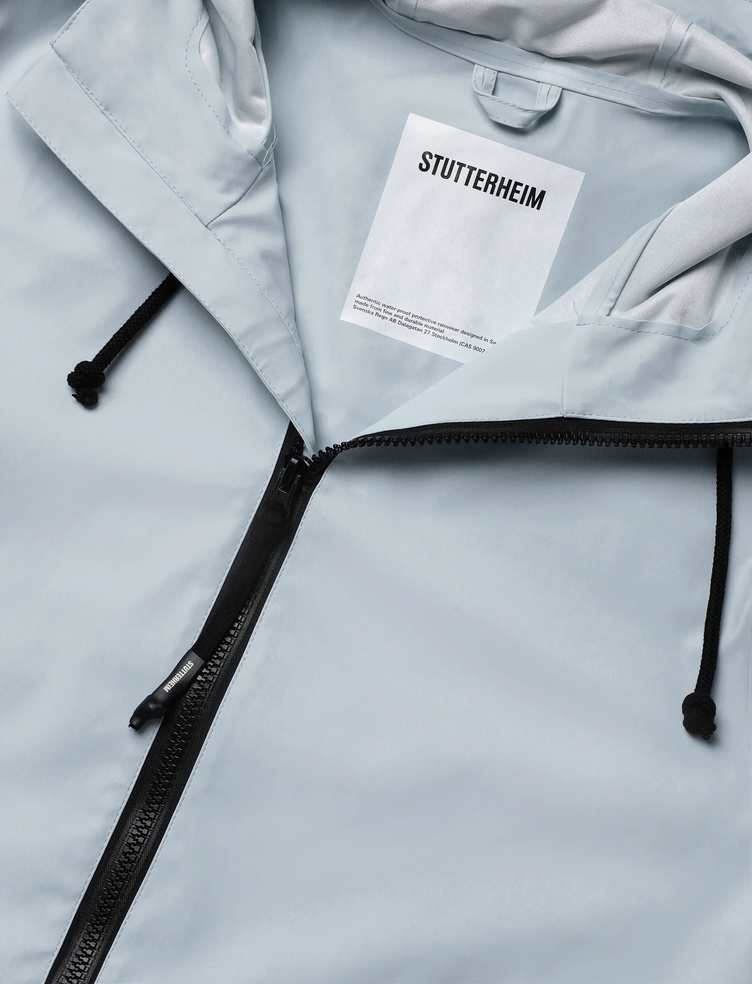 Stutterheim - Stockholm Patch Matte Frost Grey - regnjakker - frost grey - 2