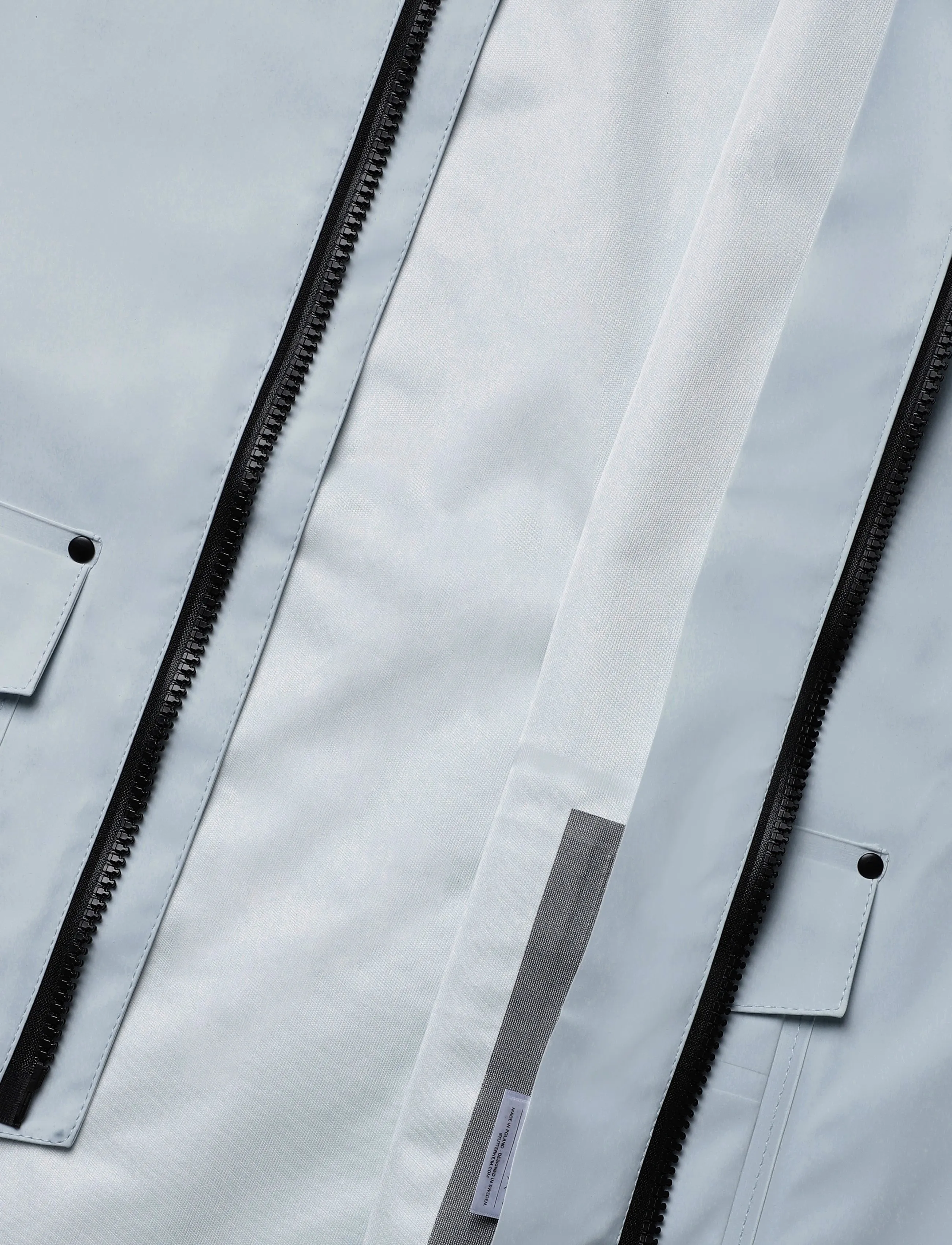 Stutterheim - Stockholm Patch Matte Frost Grey - regnjakker - frost grey - 4