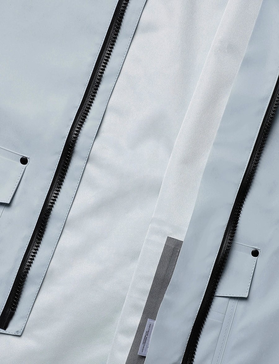 Stutterheim - Stockholm Patch Matte Frost Grey - regnjakker - frost grey - 4