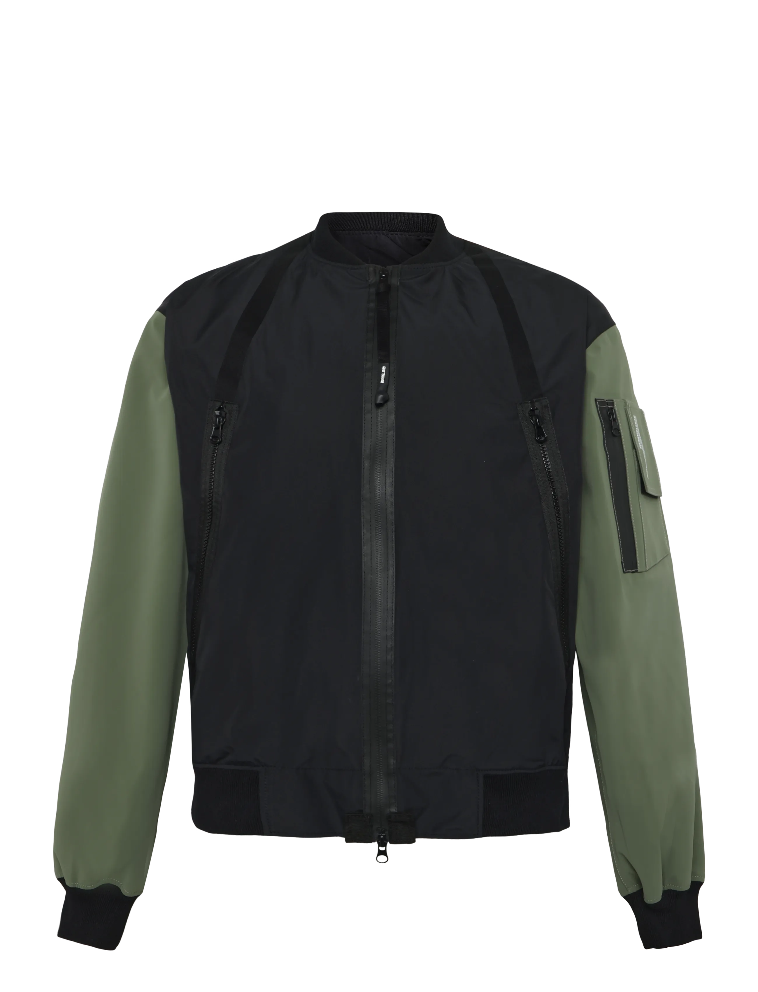 Stutterheim Bredsand Zip Matte Black - Bomberjakker - BLACK / black