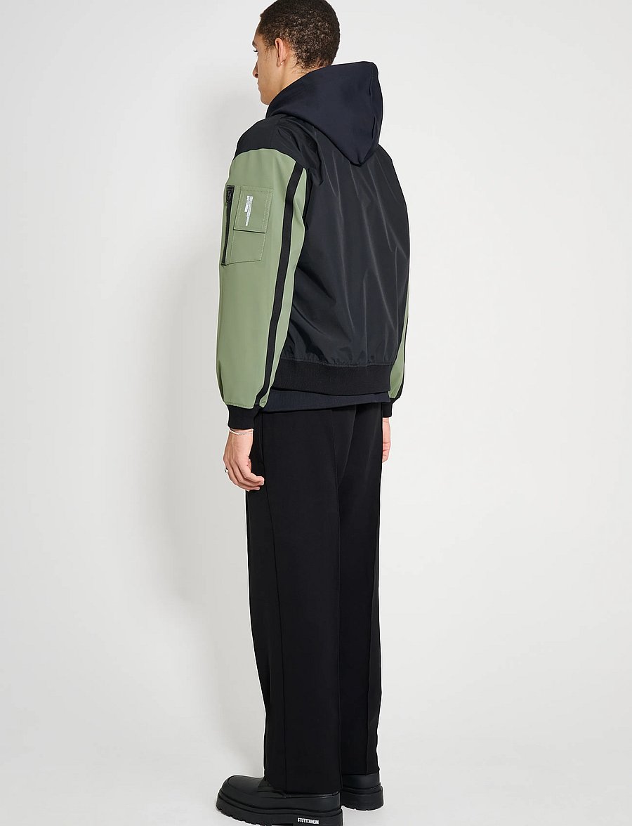 Stutterheim - Bredsand Zip Matte Black - black - 3