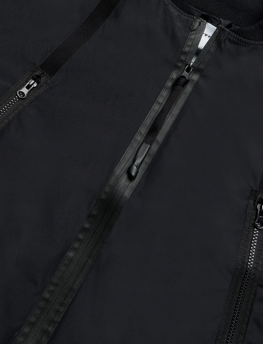Stutterheim - Bredsand Zip Matte Black - höstjackor - black - 2