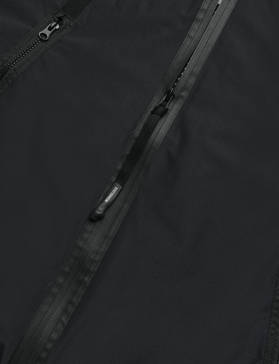 Stutterheim - Bredsand Zip Matte Black - höstjackor - black - 3
