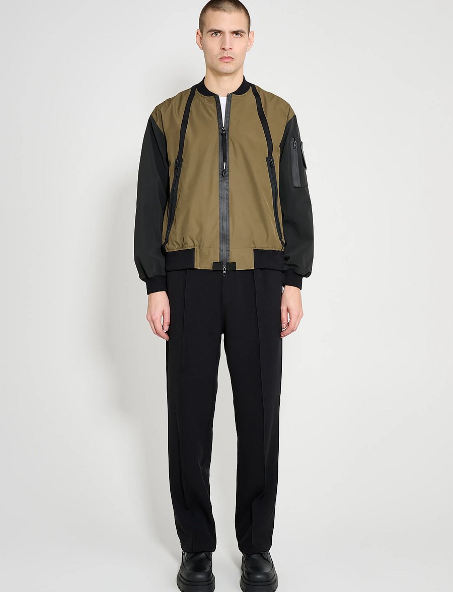 Stutterheim - Bredsand Zip Matte Green - green - 0