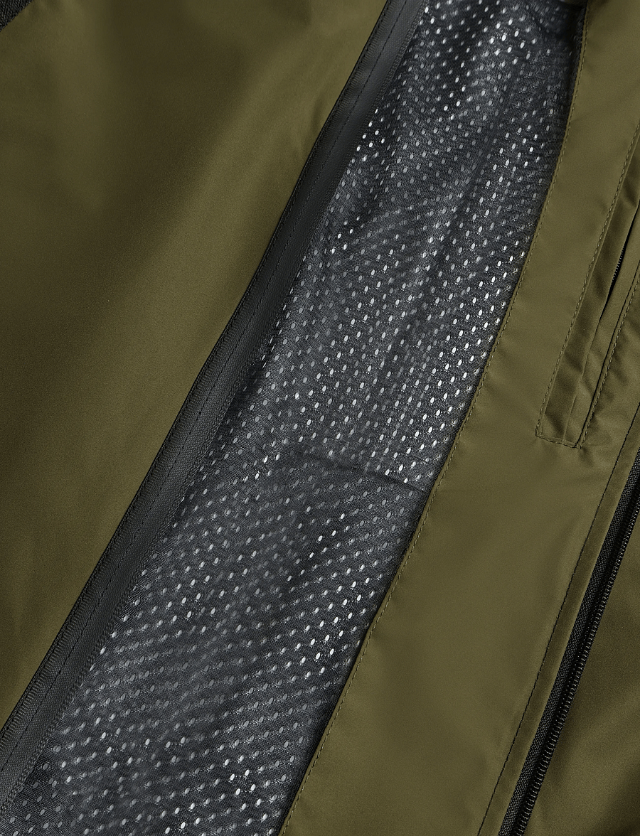 Stutterheim - Bredsand Zip Matte Green - höstjackor - green - 4
