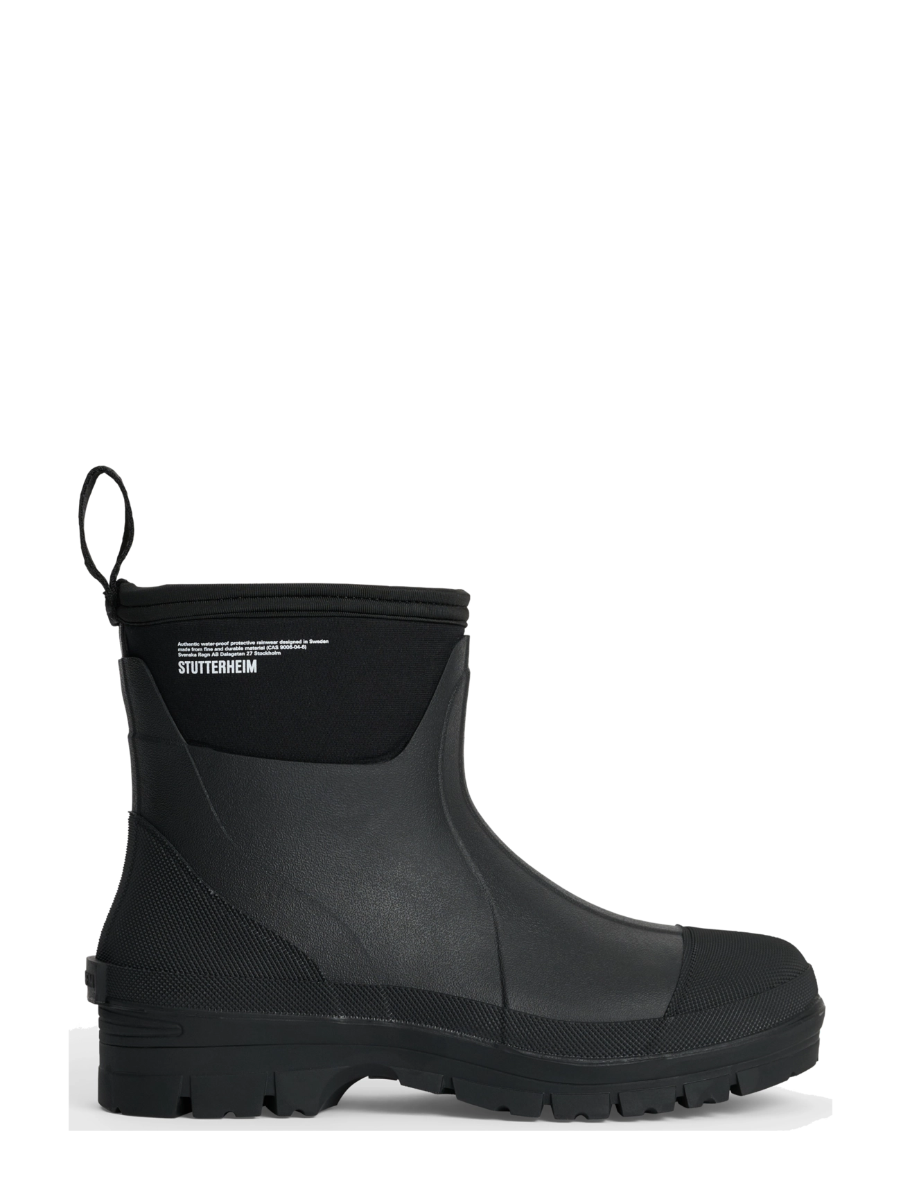 Stutterheim Puddle Walker Black - Gummistøvler - BLACK / black