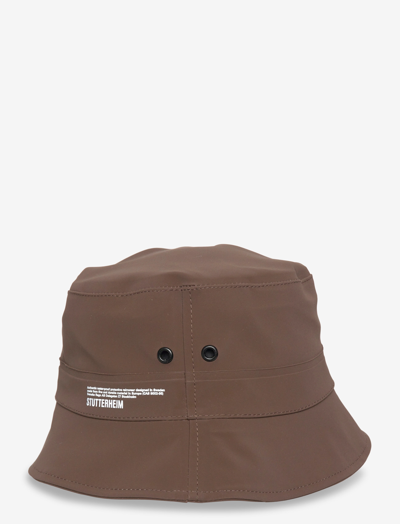 Stutterheim - Beckholmen Matte Dark Brown - bøllehatte - dark brown - 2