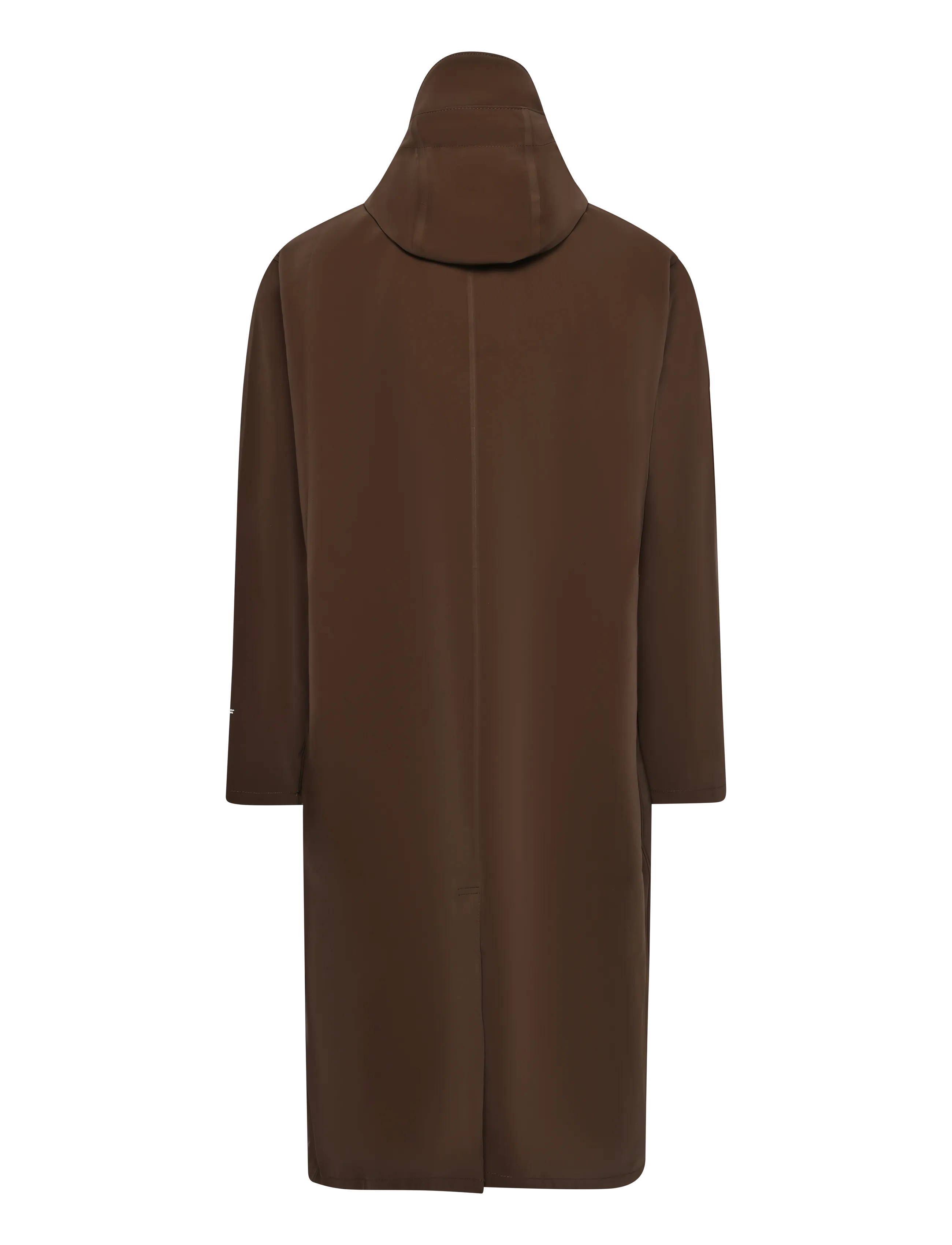 Stutterheim - Stockholm Long Patch Matte Dark Brown - vihmamantlid - dark brown - 2