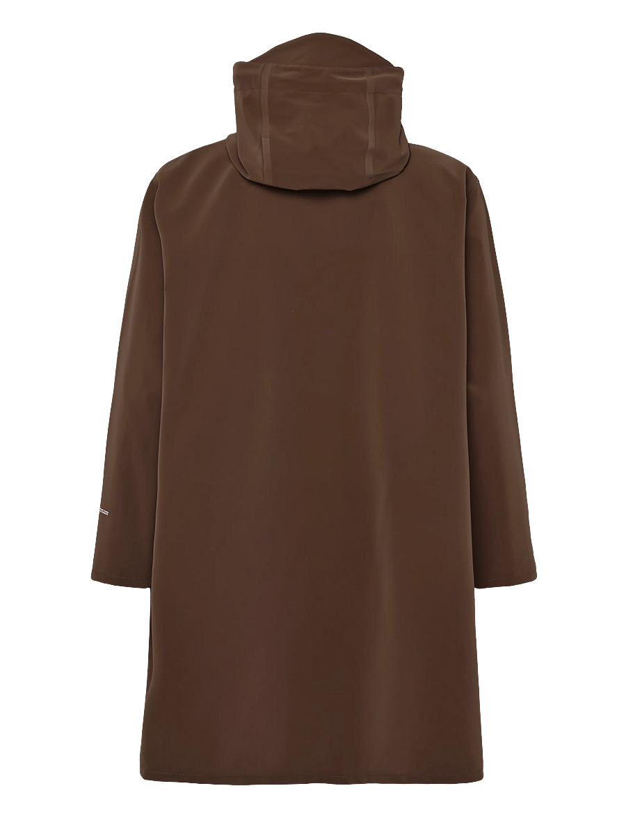 Stutterheim - Mosebacke Patch Matte Dark brown - regnjakker - dark brown - 2