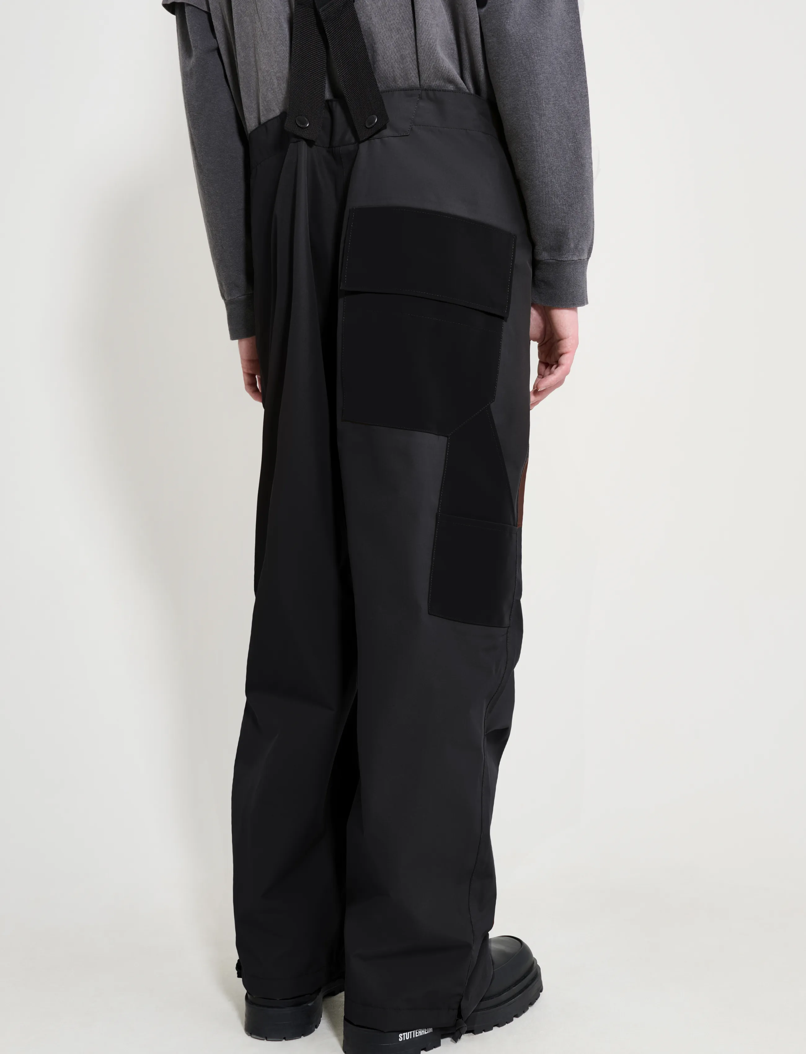 Stutterheim Space Bib Trouser Matte jumpsuits & hängselbyxor herr – bild 5
