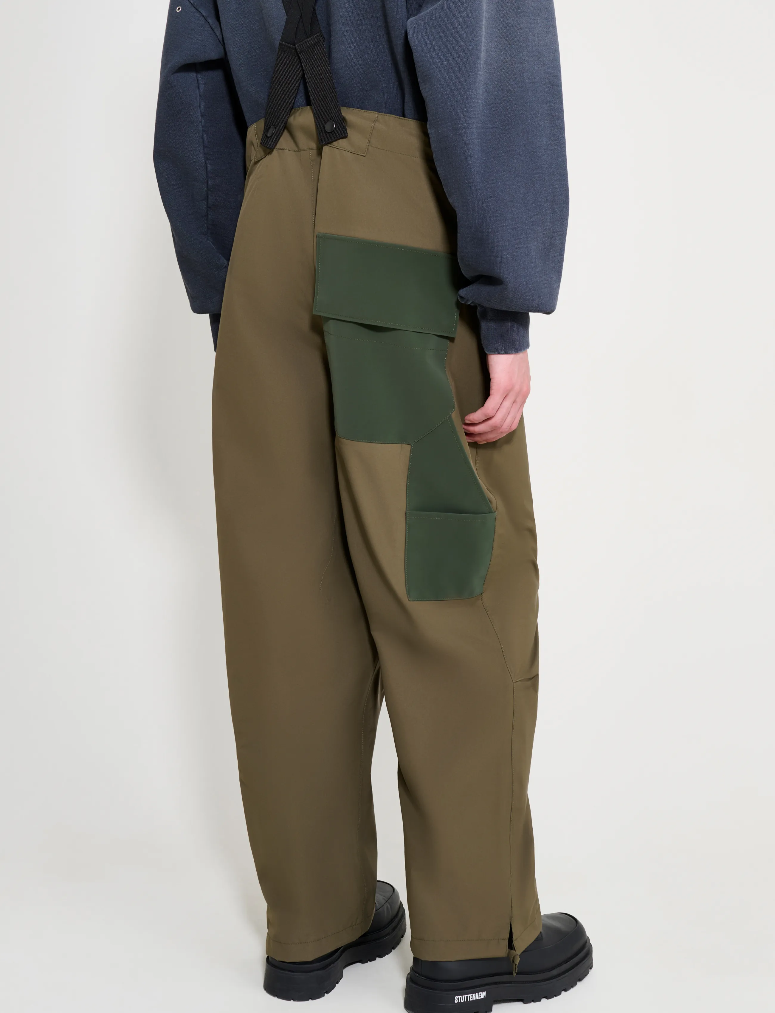 Stutterheim Space Bib Trouser Matte jumpsuits & hängselbyxor herr – bild 5