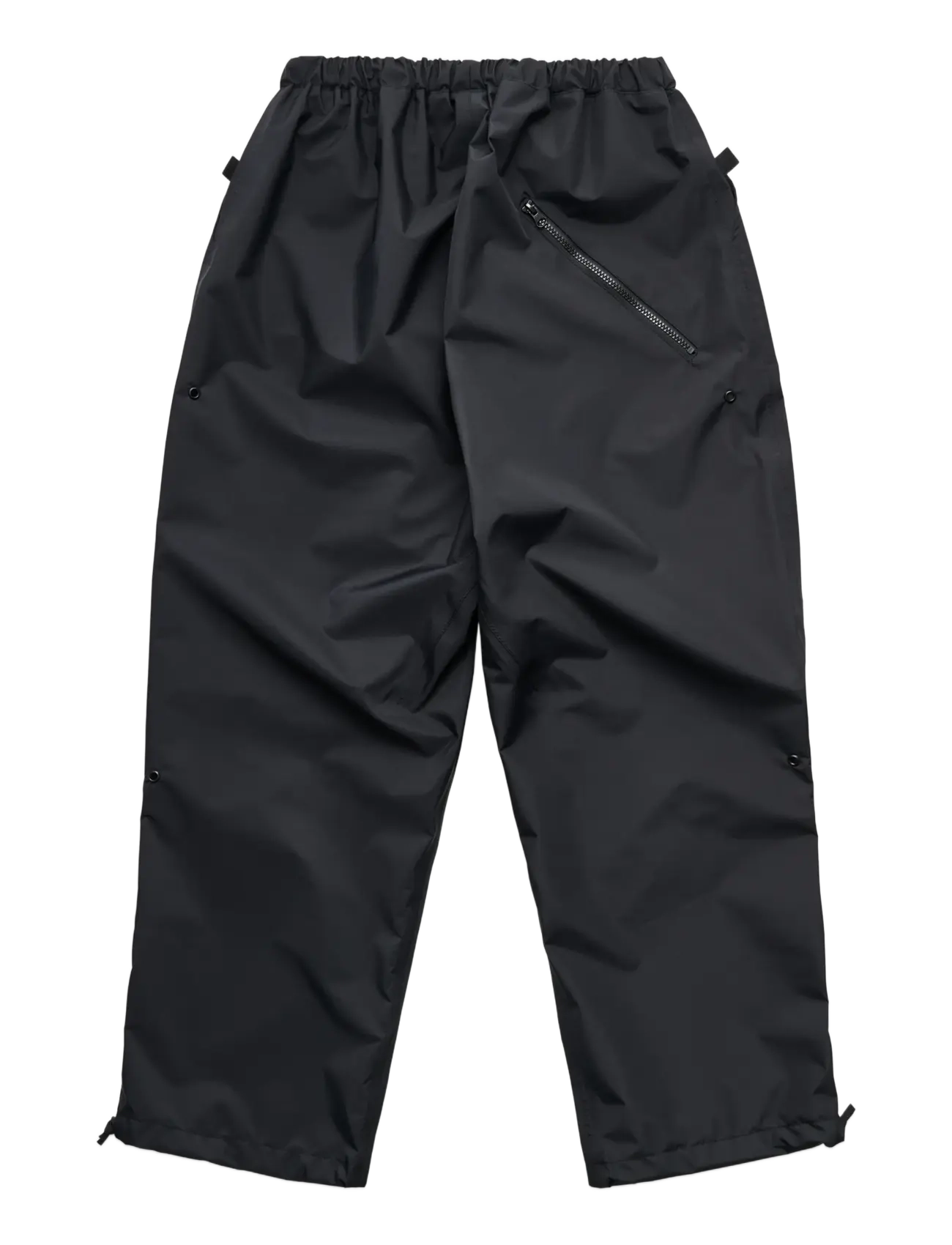 Stutterheim - Space Pocket Trouser Matte Black - cargobyxor - black - 2