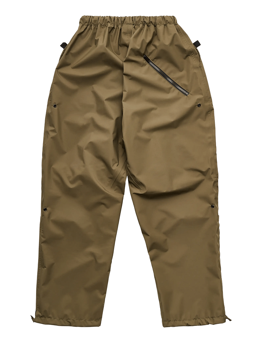 Stutterheim - Space Pocket Trouser Matte Green - cargobyxor - green - 2