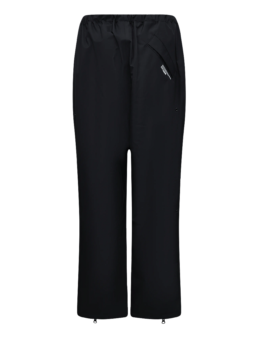 Stutterheim - Bash Zip Nylon Trouser Matte Black - black - 2