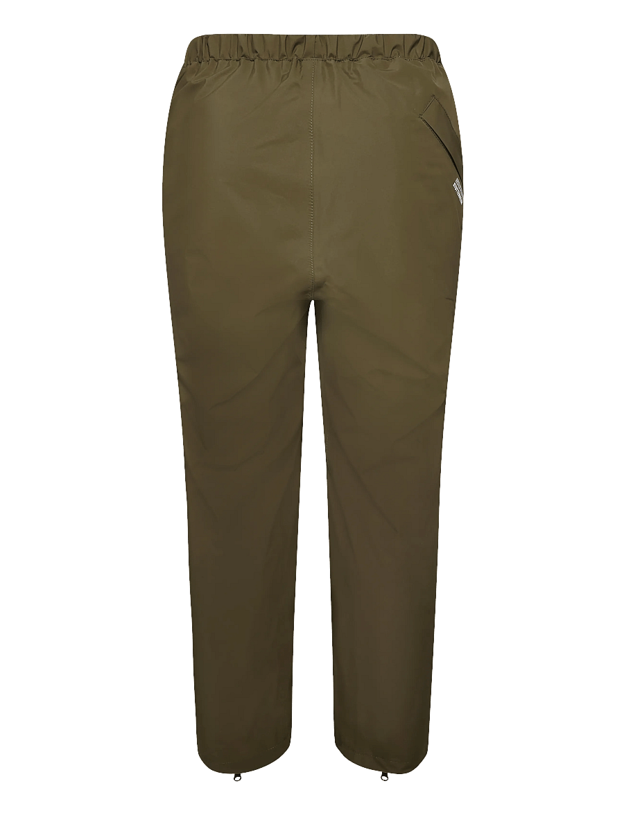 Stutterheim - Bash Zip Nylon Trouser Matte Green - vabaajapüksid - green - 2