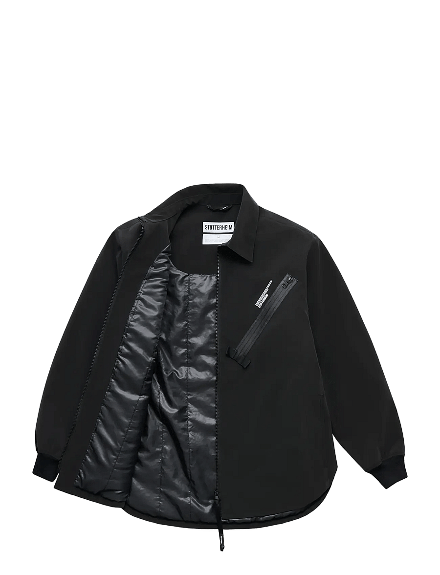 Stutterheim - Hummlan Winter Matte Black - dunjackor - black - 1