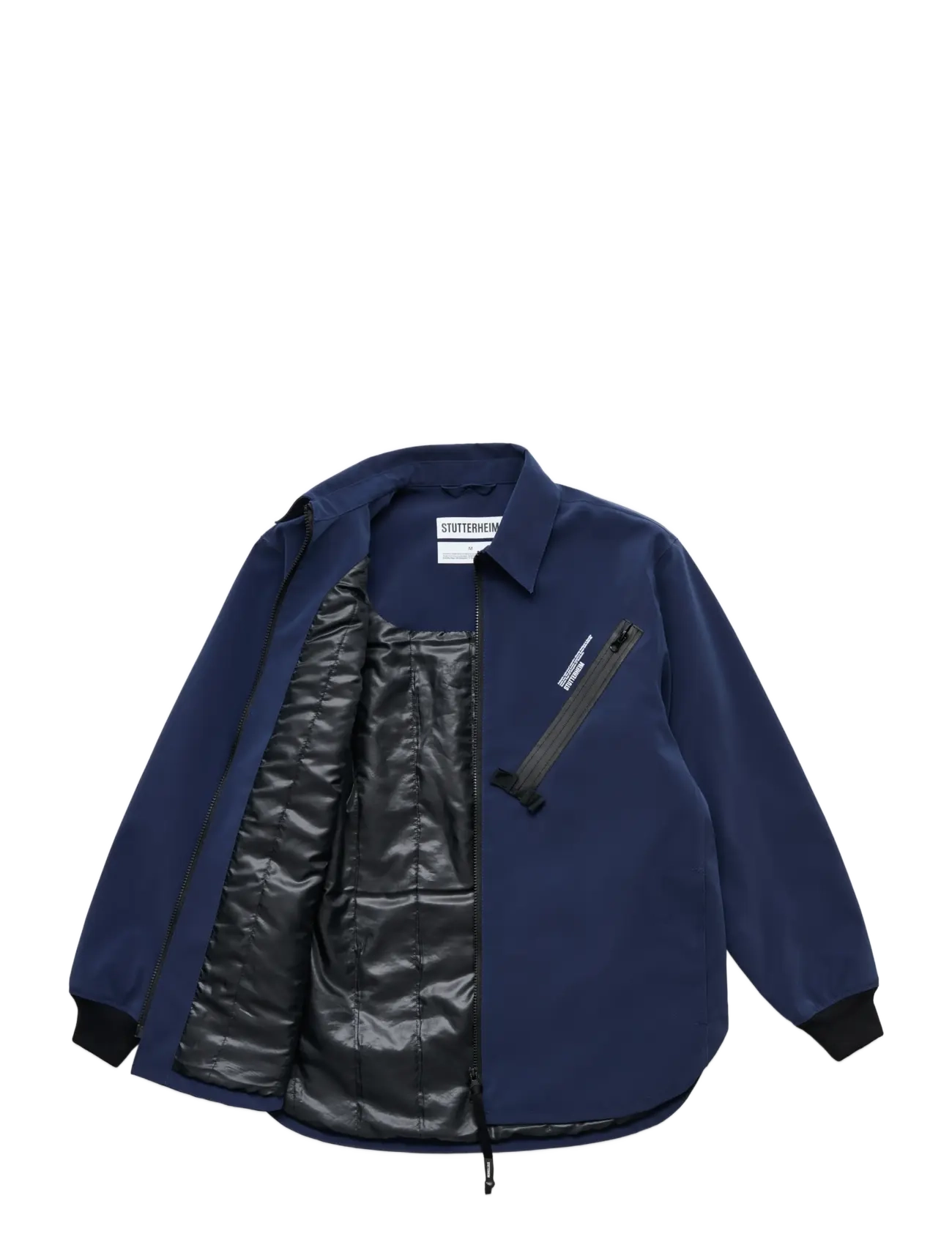 Stutterheim - Hummlan Winter Matte Navy - dunjackor - navy - 2