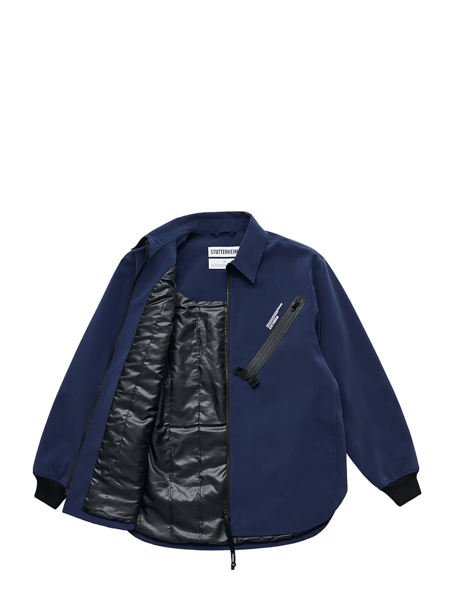 Stutterheim - Hummlan Winter Matte Navy - dunjackor - navy - 2