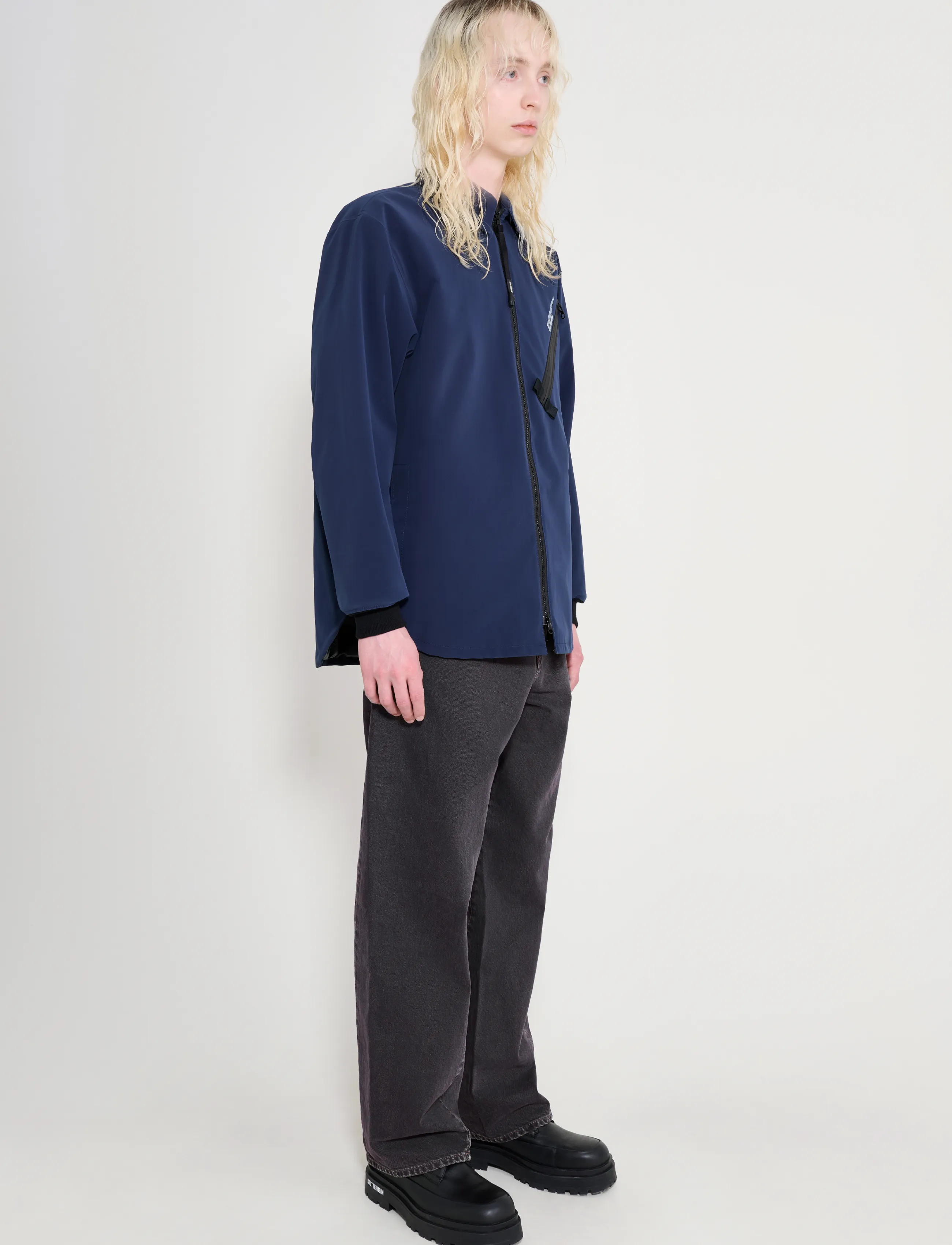 Stutterheim - Hummlan Winter Matte Navy - dunjackor - navy - 4