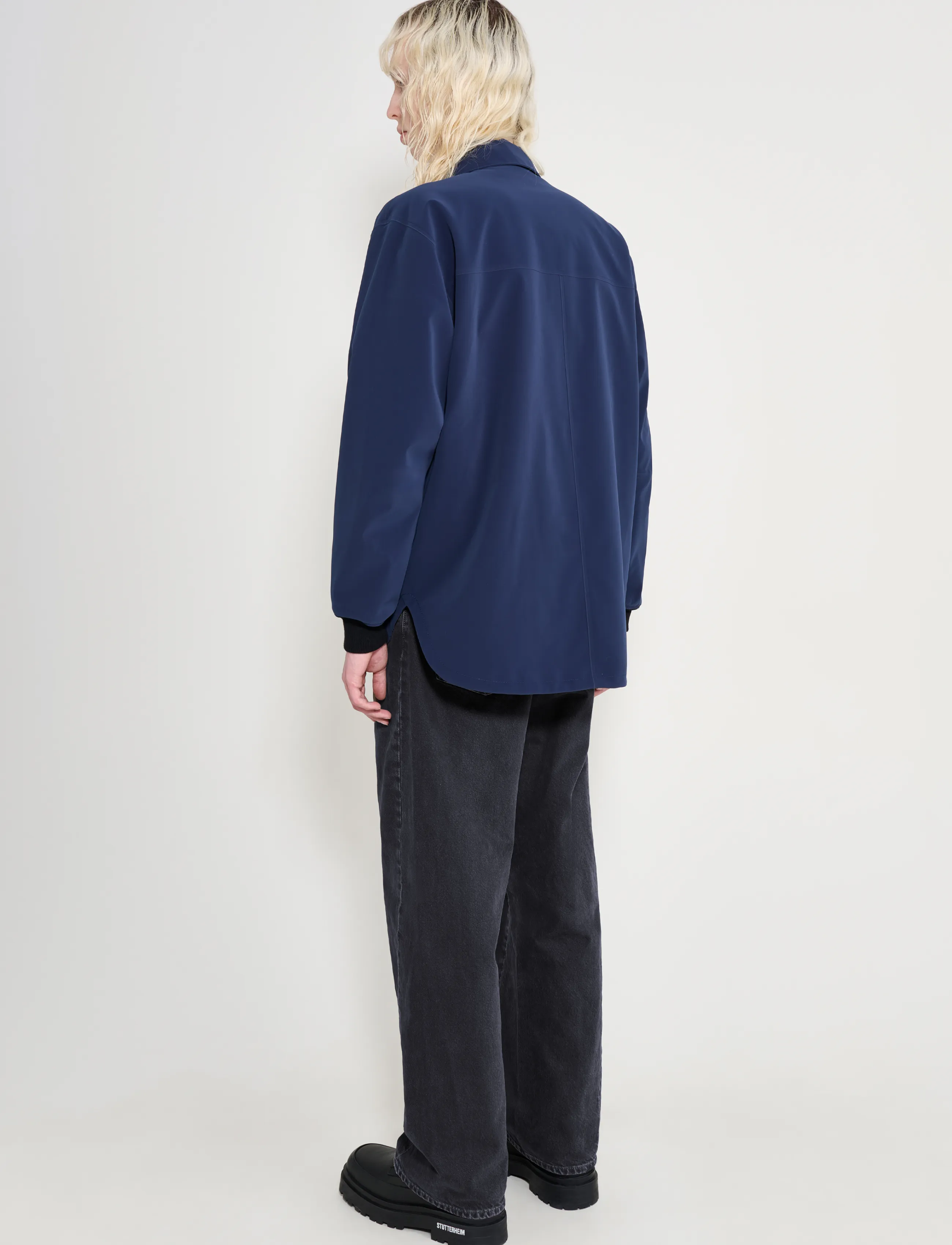 Stutterheim - Hummlan Winter Matte Navy - dunjackor - navy - 5