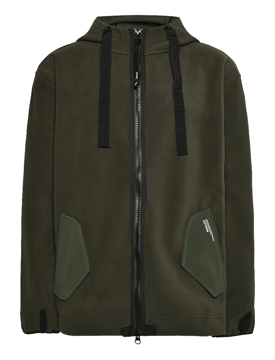 Stutterheim - Valhalla Polar Matte Green - fleecetrøjer - green - 1