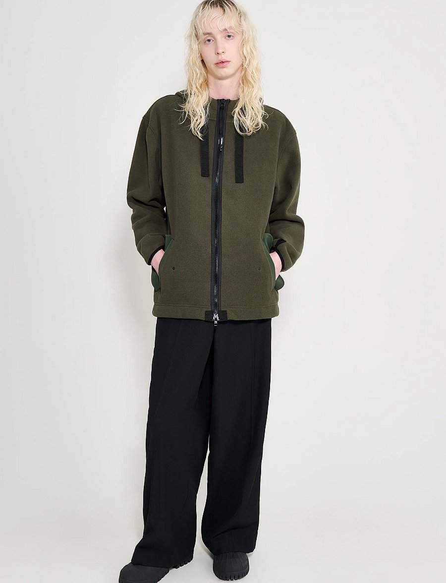 Stutterheim - Valhalla Polar Matte Green - fleecetrøjer - green - 0