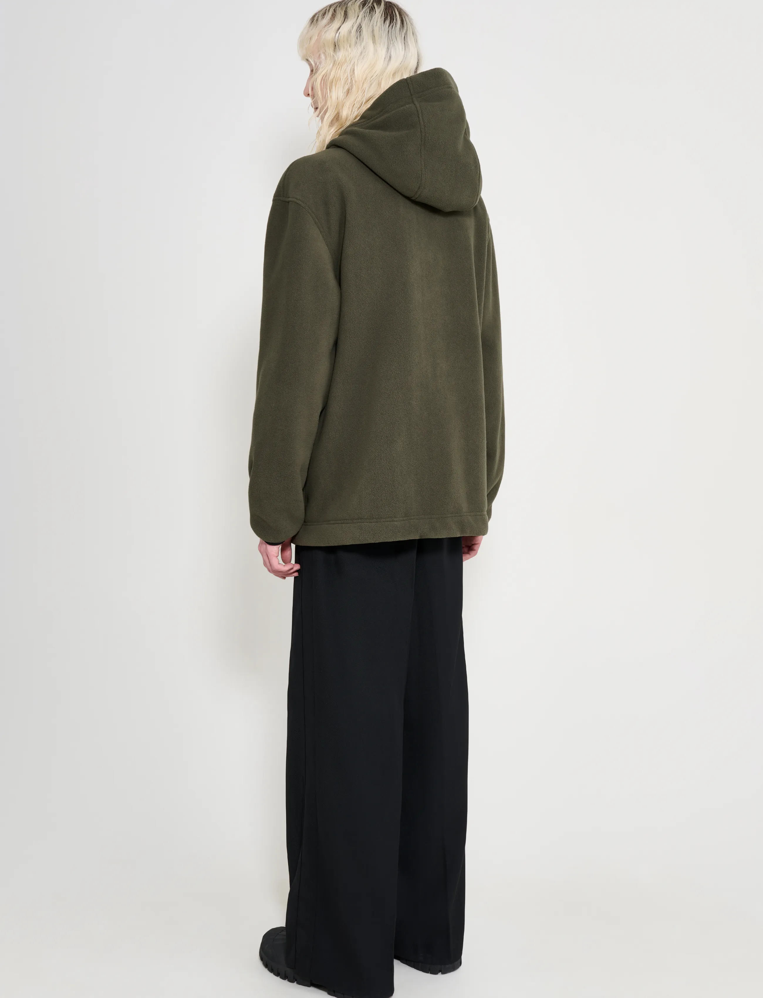 Stutterheim - Valhalla Polar Matte Green - fleecetrøjer - green - 3