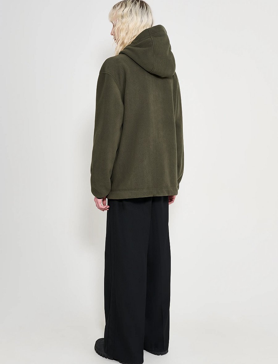 Stutterheim - Valhalla Polar Matte Green - fleecetrøjer - green - 3