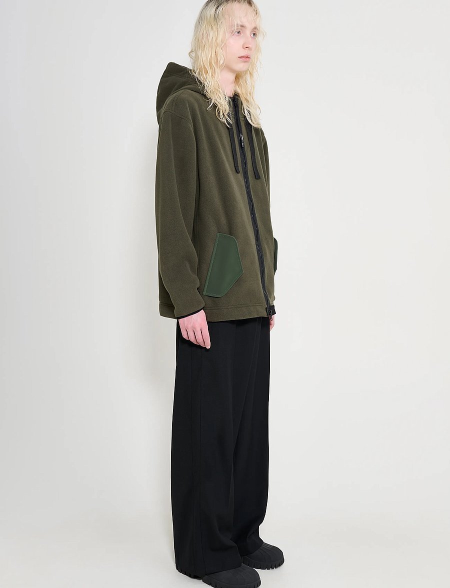 Stutterheim - Valhalla Polar Matte Green - fleecetrøjer - green - 4